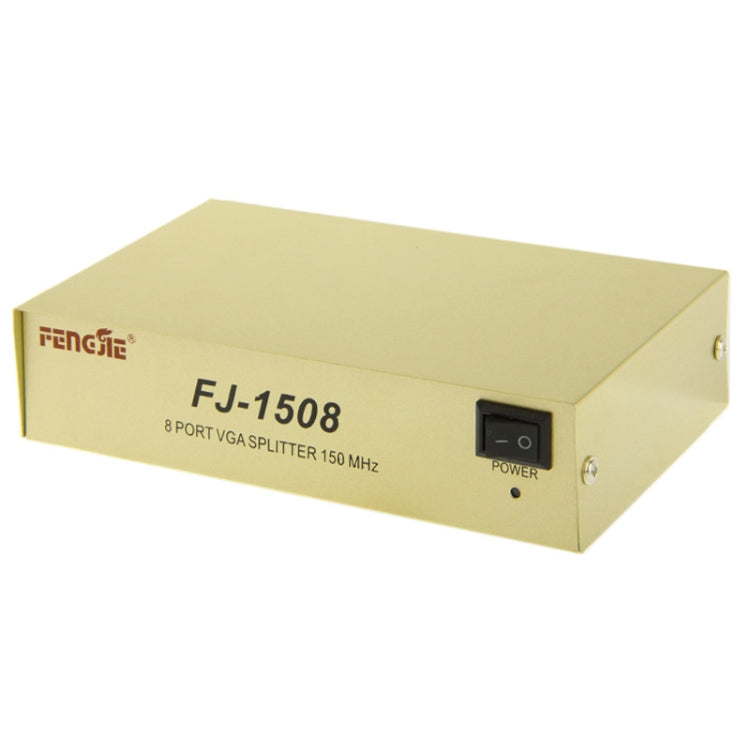 150MHz 8 Port VGA Splitter, Model: FJ-1508