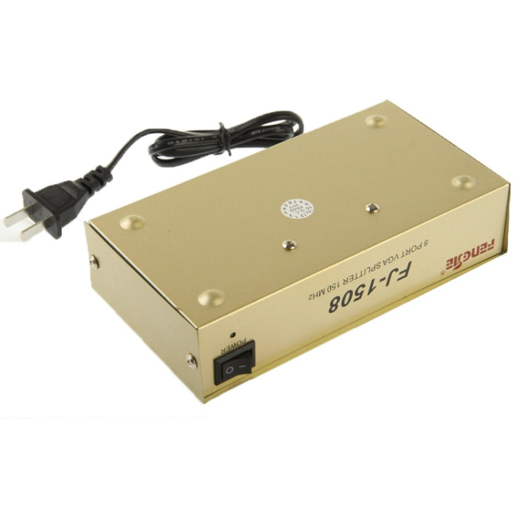 150MHz 8 Port VGA Splitter, Model: FJ-1508
