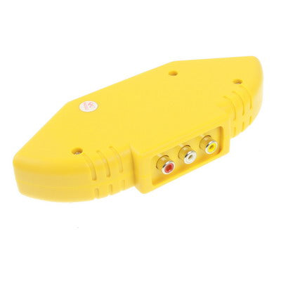 AV Audio-Video Signal Switcher, 3 Groups Input and 1 Group Output (Yellow)