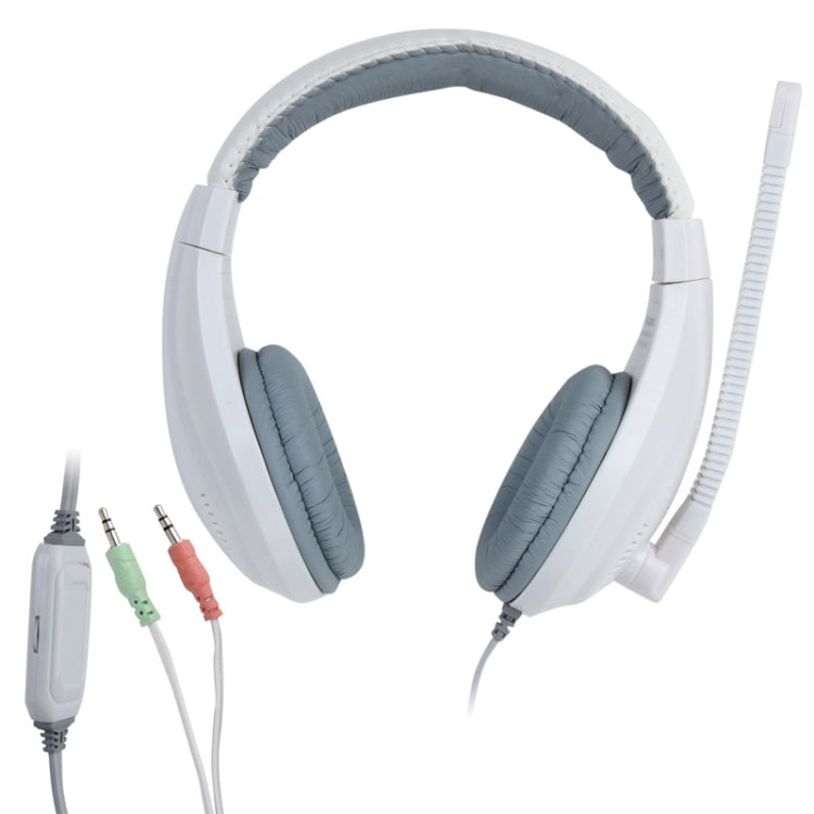 LUPUSS Universal Stereo Headset with Mic and Volume Control for Computer, Cable Length: about 2m