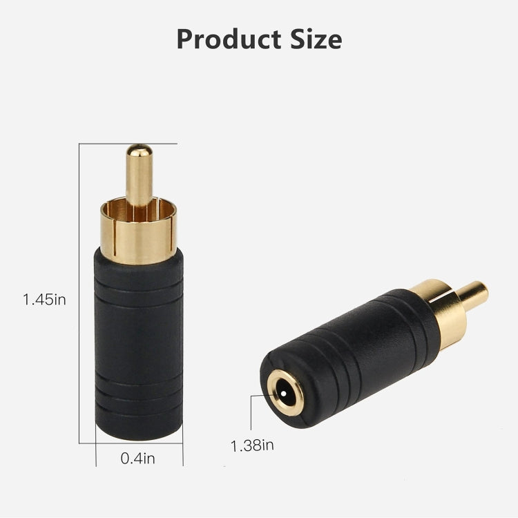 RCA Plug to 6.35mm Stereo jack