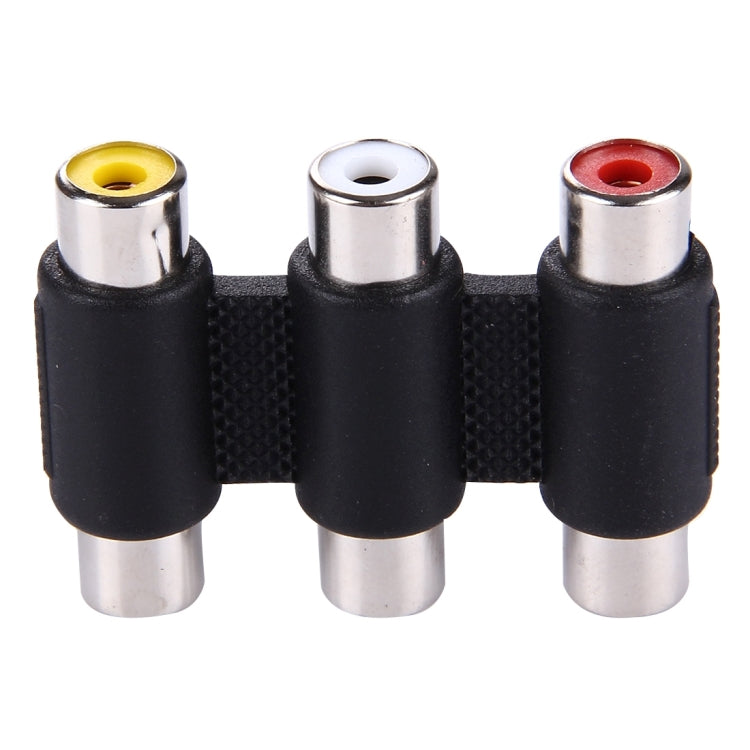 Audio + Video Female to Female Connector(Black)