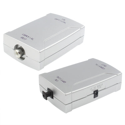Toslink to Coaxial Audio Signal Converter (Toslink in, Coaxial out)