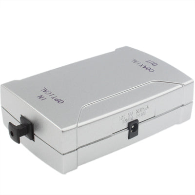 Toslink to Coaxial Audio Signal Converter (Toslink in, Coaxial out)