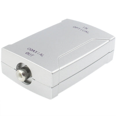 Toslink to Coaxial Audio Signal Converter (Toslink in, Coaxial out)