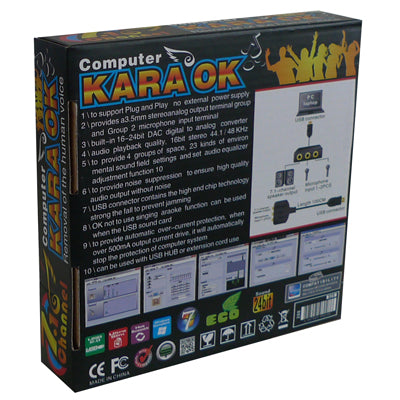 7.1 Channel Connecter cable between Computer and Kara Ok