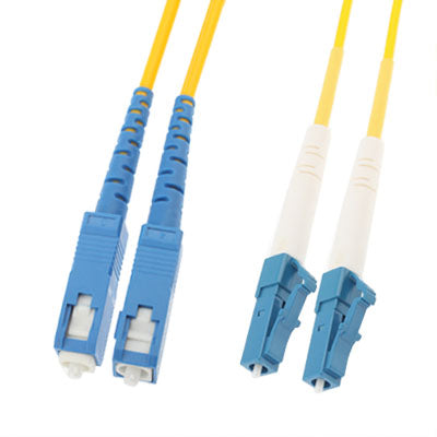 SC-LC Dual-Core Single Mode Fiber Optic Jumper,Length: 3m