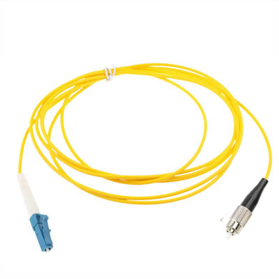LC-FC Single-Core Single Mode Fiber Optic Jumper,Length: 3m