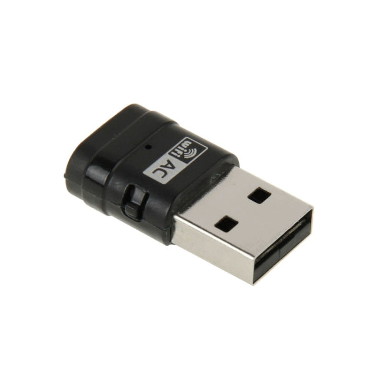 AC600 Mini 5GHz & 2.4GHz Dual Band 433Mbps & 150Mbps 802.11ac WiFi USB Network Adapter
