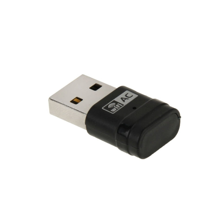 AC600 Mini 5GHz & 2.4GHz Dual Band 433Mbps & 150Mbps 802.11ac WiFi USB Network Adapter