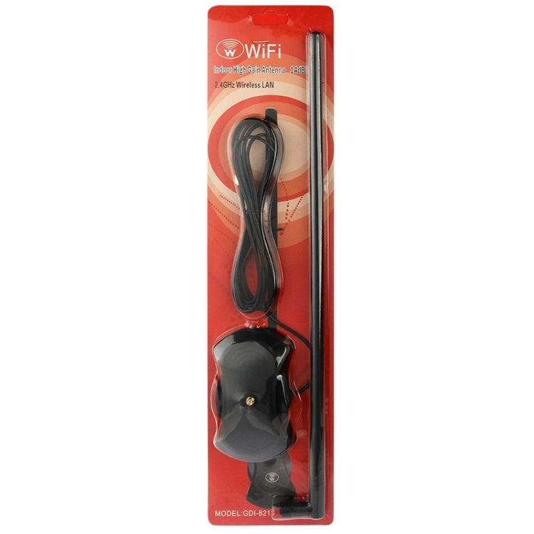 High Quality Wifi 14dBi RP-SMA Network Antenna(Black)