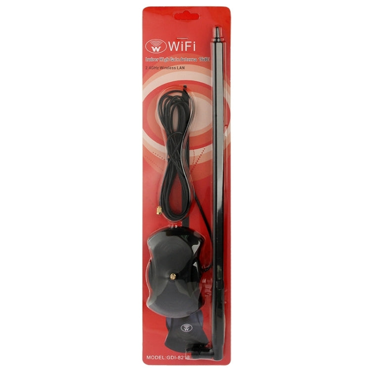 High Quality Indoor 2.4GHz Wifi 16dBi RP-SMA Network Antenna(Black)