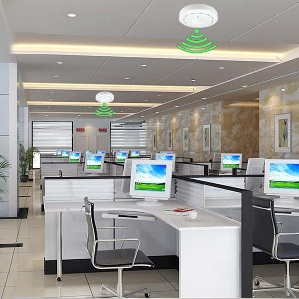 300Mbps Ceiling Mount Wireless PoE Range Extender /Access Point AP/WDS/Repeater, Sign Random Delivery(White)