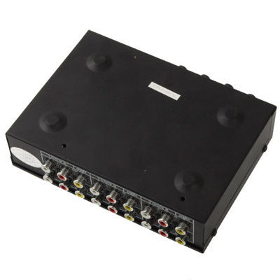 4-Way Video & Audio Switch, 4 Inputs, 2 Outputs (JM-VA402)