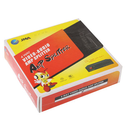 4-Way Video & Audio Switch, 4 Inputs, 1 Outputs (JM-VA401)