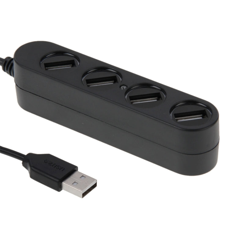 P-1020 4 Ports USB 2.0 Portable Hub, Length: 15cm