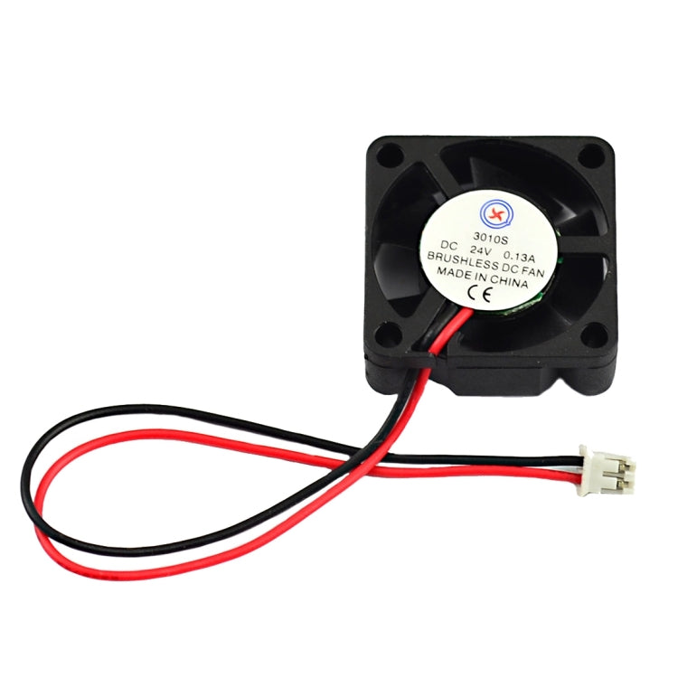 Jtron DC 24V 0.13A Cooling Fan Fan-cooled Radiator Motors Brushless DC Fan for Computers(Black)