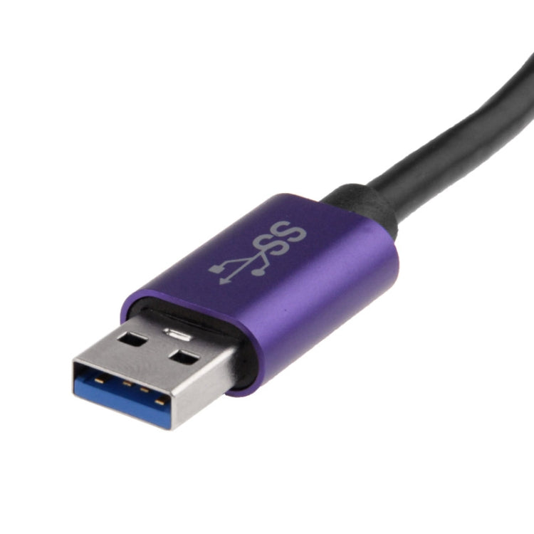 3 in 1 USB 3.0 to Gigabit Ethernet + TF / SD Card Reader + 2 USB 3.0 HUB Interfaces