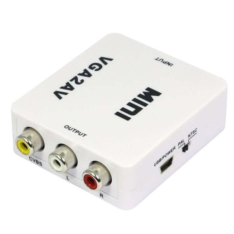 HDV-M625 HD 1080P Mini Digital VGA to AV + CVBS Converter