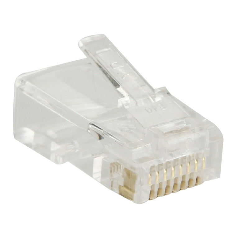 100 PCS RJ45 Connector Modular Plug, Gold: 3u
