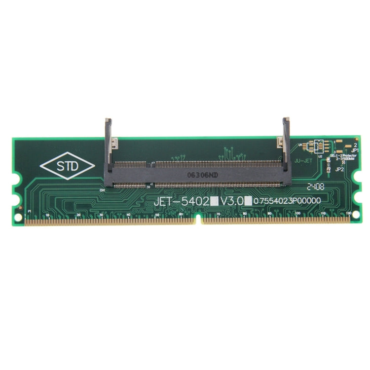 Laptop So-Dimm To Desktop DDR2 Dimm 240 Pin Memory RAM Converter Card