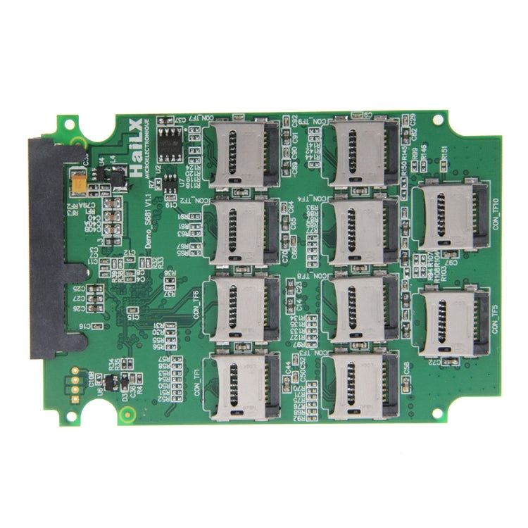 SSD Card Micro SD*10 To SATA Adapter Converter Card