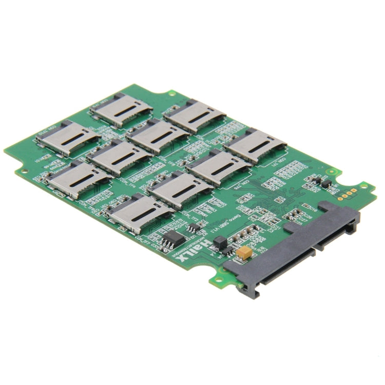 SSD Card Micro SD*10 To SATA Adapter Converter Card
