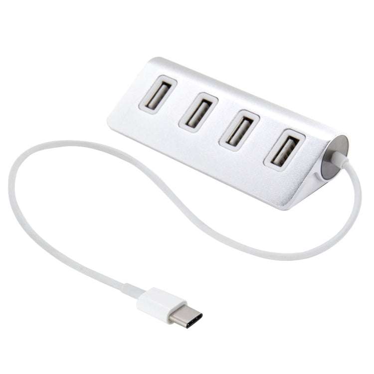 High Speed USB-C 3.1 / Type-C 4 Ports USB 2.0 Mini Aluminum USB HUB