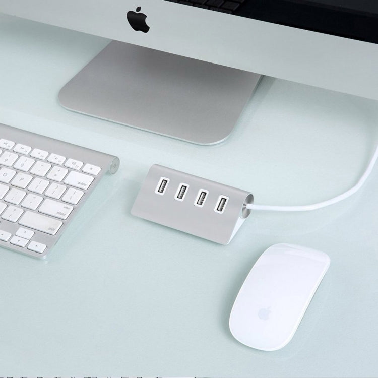 High Speed USB-C 3.1 / Type-C 4 Ports USB 2.0 Mini Aluminum USB HUB