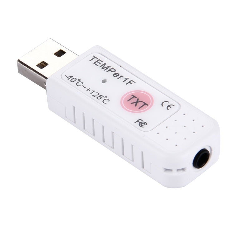 PCsensor TEMPer 1F USB Waterproof PC Thermometer for Computer Room / Weather / Environment / Special Environment Temperature Test(White)