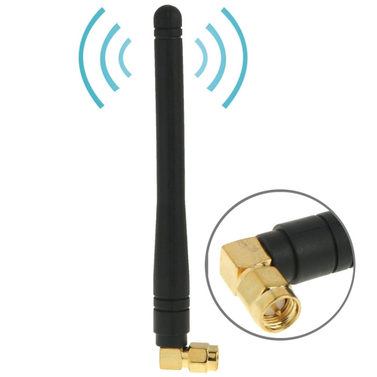 High Quality 3dBi SMA Male 1.2GHz Antenna(Black)(Black)