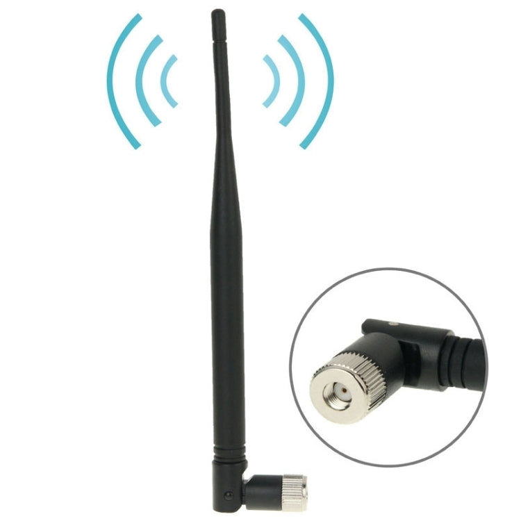 High Quality 6dBi RP-SMA Male 1.2GHz Antenna(Black)(Black)