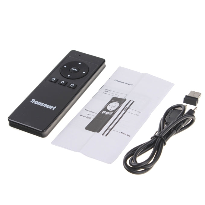 Tronsmart TSM-01-EN 2.4G USB Wireless Keyboard Air Fly Mouse for Mini PC / Android TV Box