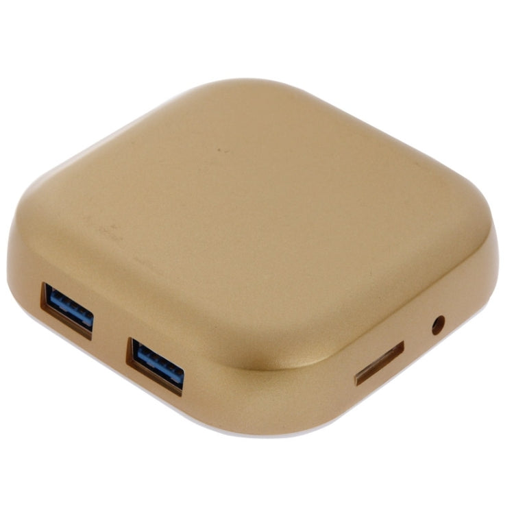 2 in 1 USB 3.0 CF/TF/SD Card Reader & 3-port HUB, Cable Length: 1m