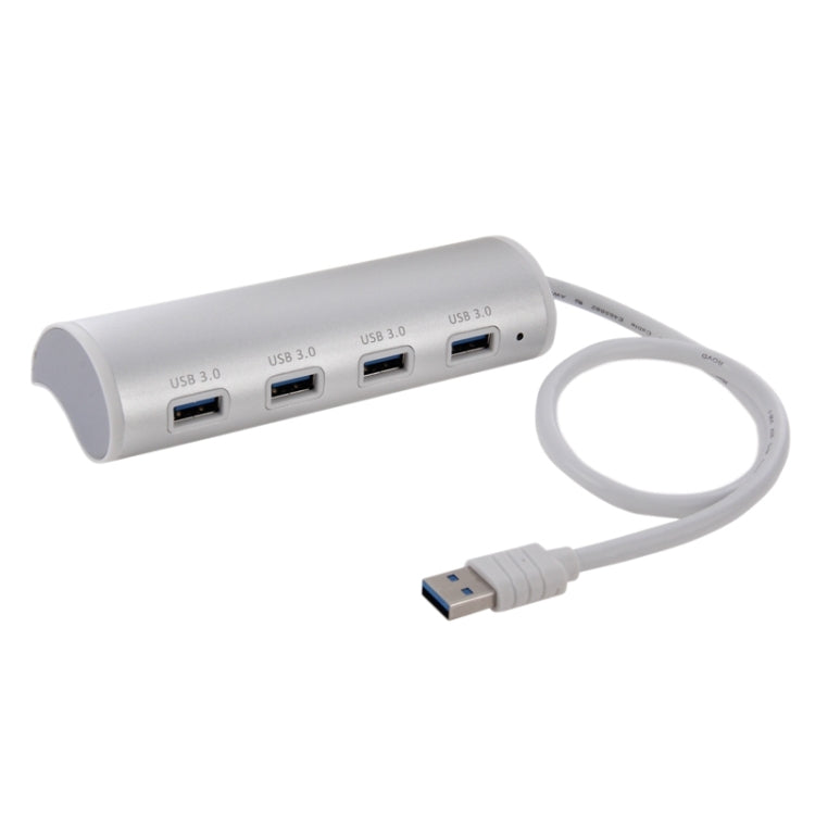 High Speed 5Gbps 4 Ports USB 3.0 Portable Aluminum Alloy Cylinder Hub