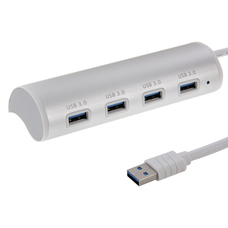 High Speed 5Gbps 4 Ports USB 3.0 Portable Aluminum Alloy Cylinder Hub