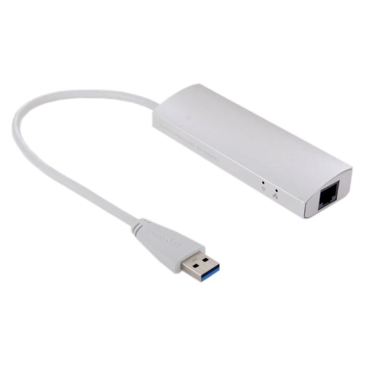 3 USB 3.0 Ports Hub with 10/100/1000Mbps Ethernet Port