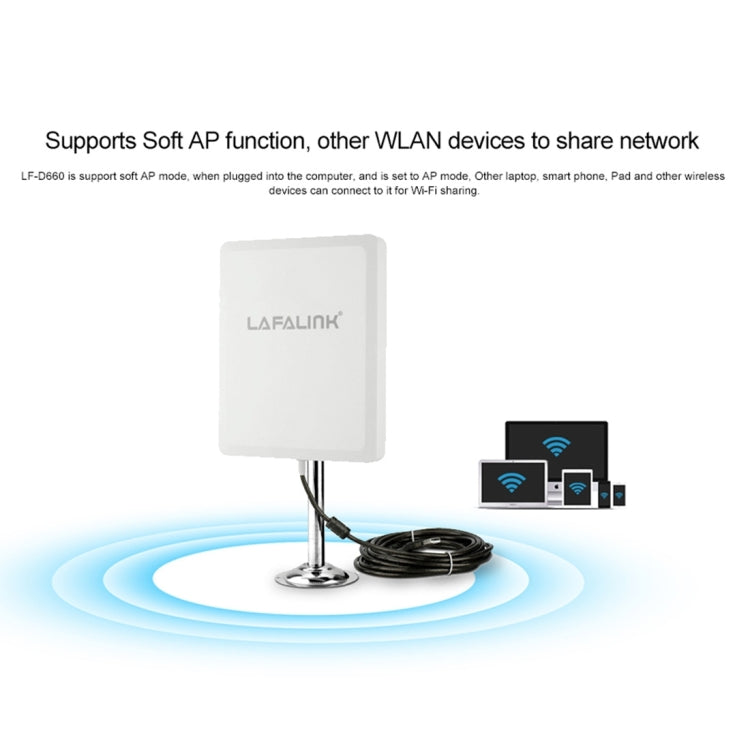 LF-D660 150Mbps Outdoor High Gain Wireless USB Adapter