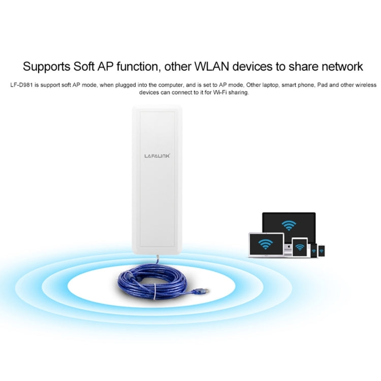 LF-D981 300Mbps Outdoor High Gain Wireless USB Adapter