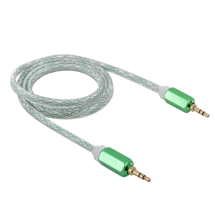 Gold Plated 3.5mm Male to Male Plug Jack Stereo Audio AUX Cable for iPhone 6S & 6S Plus & 6 & 6 Plus & 5, iPad Air 2 & Air, Samsung, iPod Laptop, MP3, Length: about 1m