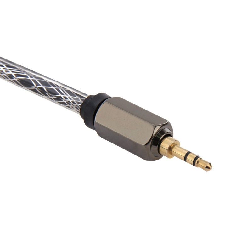 Gold Plated 3.5mm Male to Male Plug Jack Stereo Audio AUX Cable for iPhone 6S & 6S Plus & 6 & 6 Plus & 5, iPad Air 2 & Air, Samsung, iPod Laptop, MP3, Length: about 1m