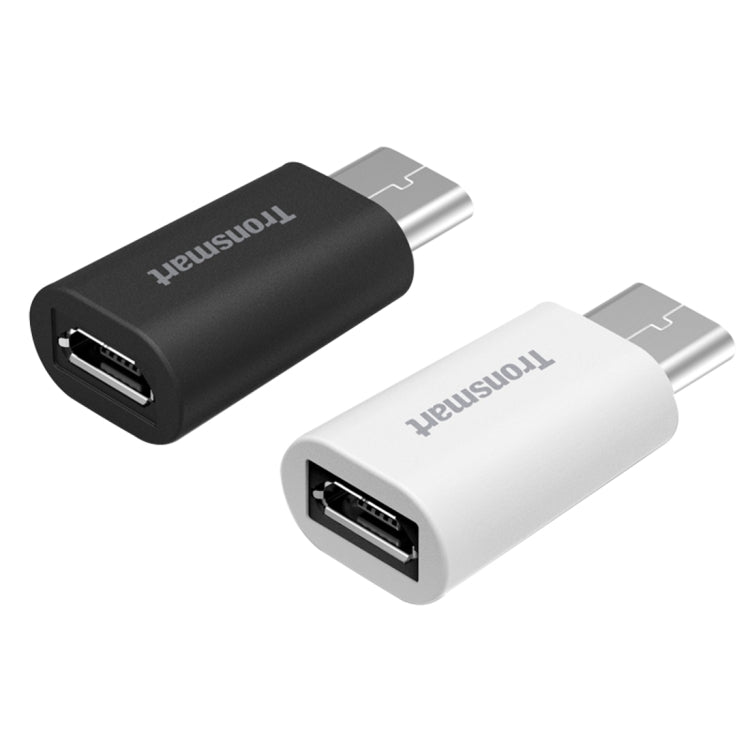 2 PCS Tronsmart USB-C / Type-C Male to Micro-B Female Adapter with OTG Function for Google 6P / 5X & LG G5 / Xiaomi Mi 5 / OnePlus Two and Other Type-C Supported Devices, (Black + White))