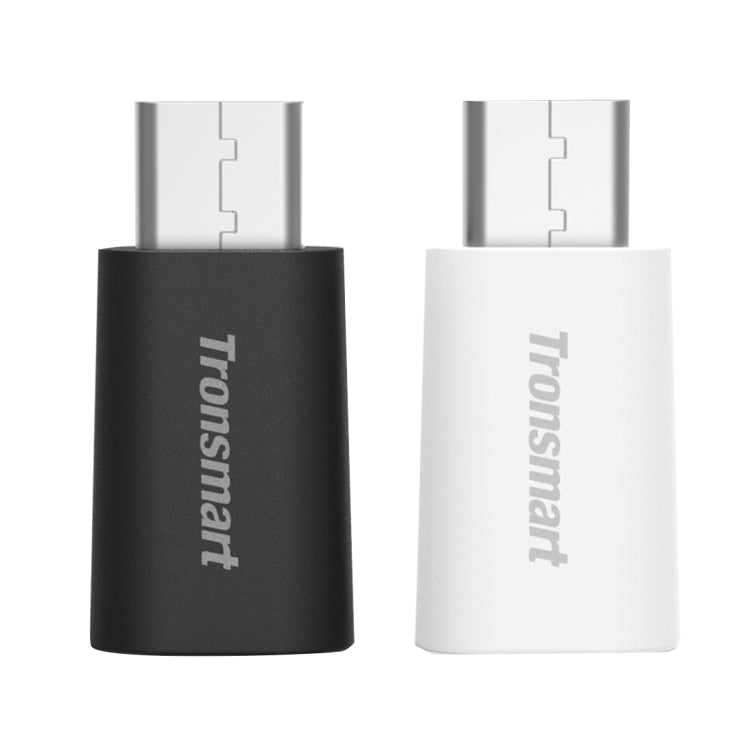 2 PCS Tronsmart USB-C / Type-C Male to Micro-B Female Adapter with OTG Function for Google 6P / 5X & LG G5 / Xiaomi Mi 5 / OnePlus Two and Other Type-C Supported Devices, (Black + White))