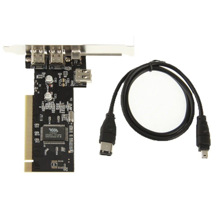 2-Ports Express PCI 1394 Card(Black)