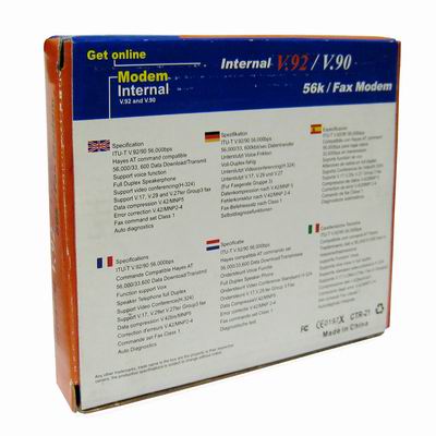 56K Internal V9.2 & V.90 PCI Data/Fax Modem