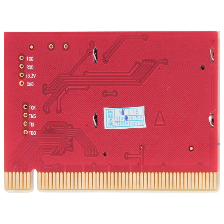 PCI Interface / LCD Showing Intelligent Debug Card