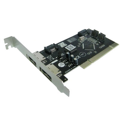 SATA & ESATA PCI Controller Card(Black)