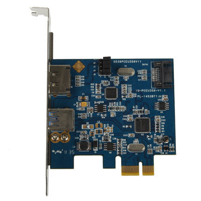 USB 3.0 + SATA 6Gbps PCI-E Card, Data Super Speed 5Gbps