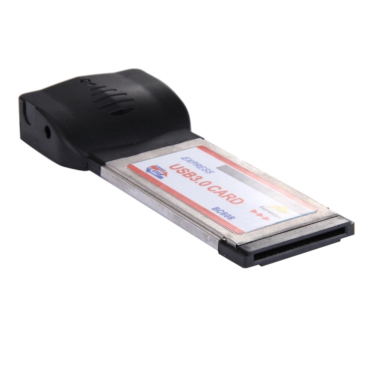 Super Speed 2 Ports USB 3.0 Express PCMCIA Card for Laptop, Built-in DC Jack for Extra Power