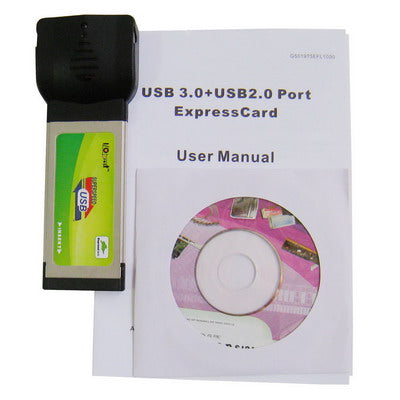 USB 3.0 + USB 2.0 Port Express Card